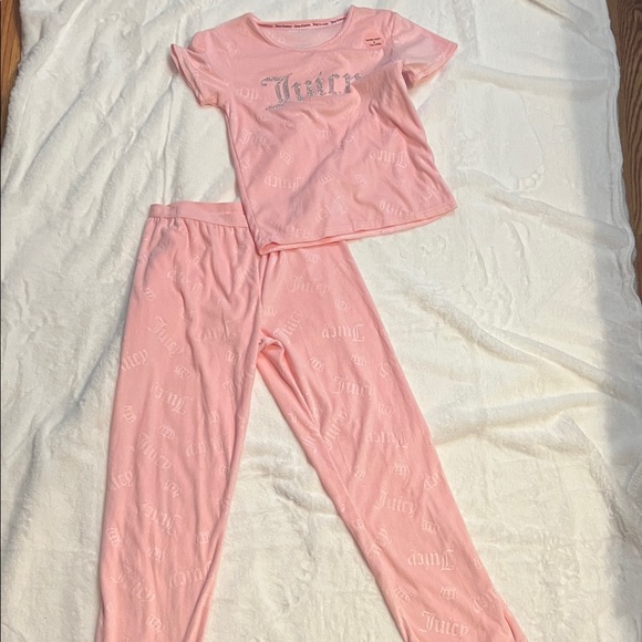 Juicy Couture Other - Juicy Couture Blush Pink Kids Pajama Set